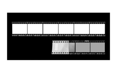 (35 mm.)Vintage film frame.With white space.film camera.