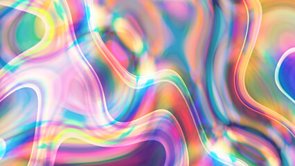 Abstract multicolored rainbow glowing fantasy background