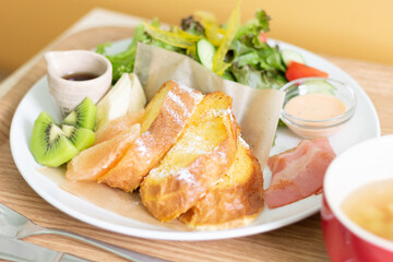 健康的な朝食