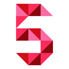 number  logo vector. Suitable for iconic logo.