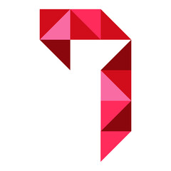 number  logo vector. Suitable for iconic logo.