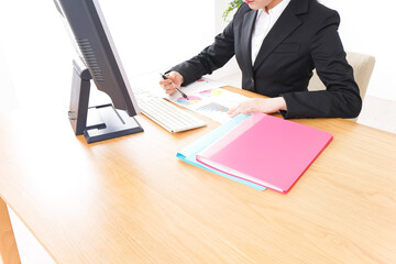 Business woman at office