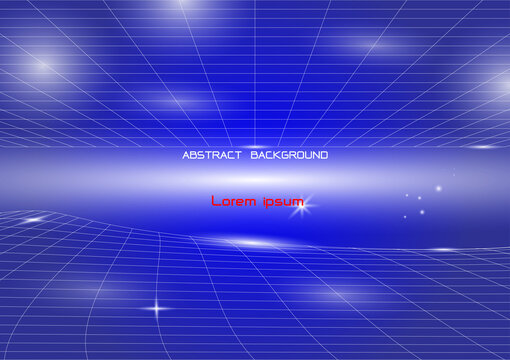 Net wave motion with blue background,Abtrack background,Modern template