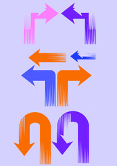 arrow symbol vector can be used in graphics