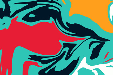 Full frame of spread liquefy flow backdrop abstract background Premium Vector