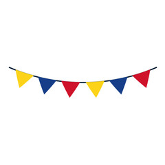 colombian flag garlands