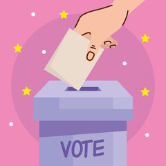 hand voting in lilac hurn