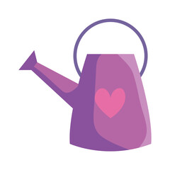 purple sprinkler with heart