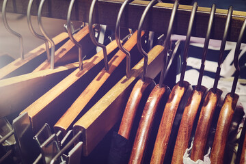 木製のハンガー