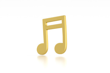 3D rendering music art concept