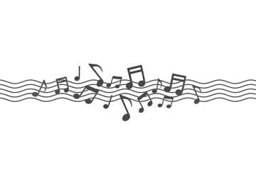 3D rendering music art concept