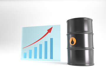 3d rendering oil concept picture