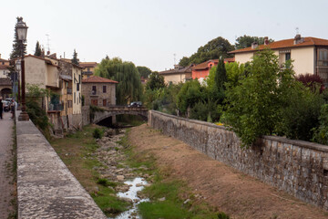 Fototapeta na wymiar Greve in Chianti a small village in Tuscany