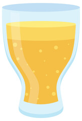 A glas of orange juice