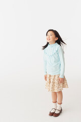 笑顔の女の子のポートレート