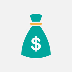 Money bag icon design vector illustration