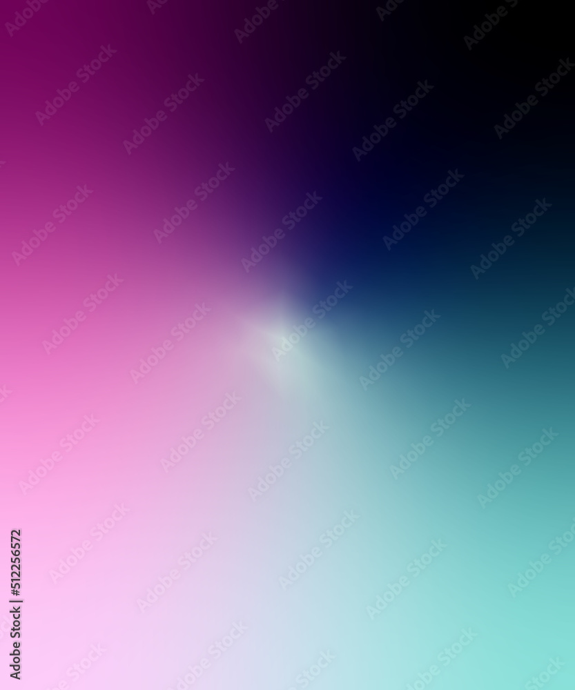 Wall mural the abstract gradient of multicolored background. modern freeform gradient design for mobile applica