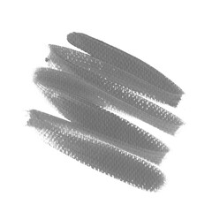 Grey smudge trace isolated on white background. Image. Creative abstract element design for logo or banner.