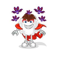 cotton Dracula illustration. character vector