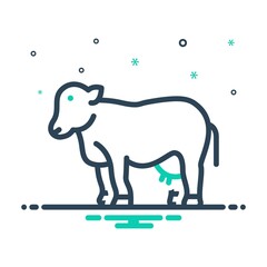 Mix icon for cattle