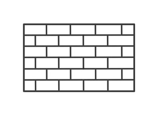 construction icon. simple design wall vector