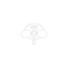 kidney vector illustration element logo