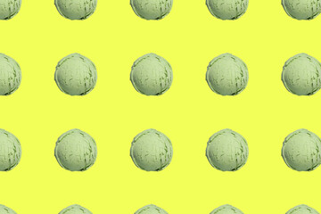 Bright and colorful background with ice cream