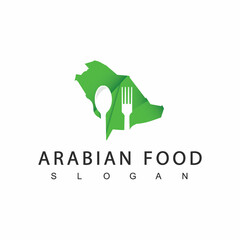 Fototapeta premium Arabian Food, Cafe And Restaurant Logo