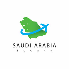 Saudi Arabia Tour And Travel Logo, Umrah And Hajj Company Icon