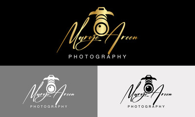 Camera photography logo icon vector template