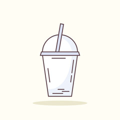 Hand drawn mug vector template