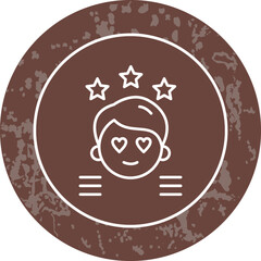 Unique Line Round Circle Icon