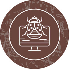 Unique Line Round Circle Icon