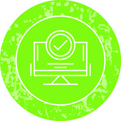 Unique Line Round Circle Icon