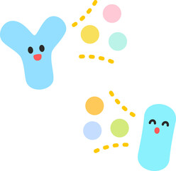 乳酸菌生産物質のイメージ