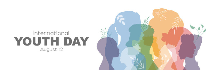 International Youth Day banner.