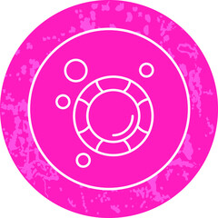 Unique Line Round Circle Icon