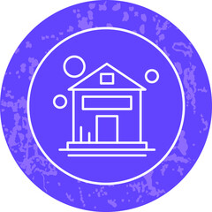 Unique Line Round Circle Icon