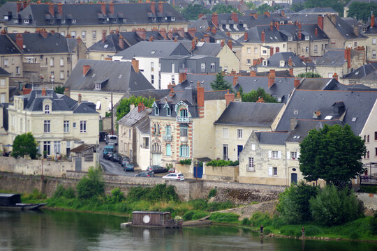 Maisons saumuroises en bord de Loire