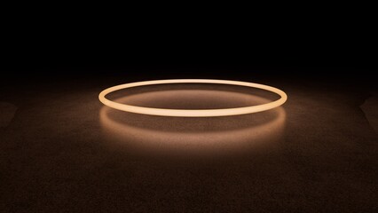 light orange ring