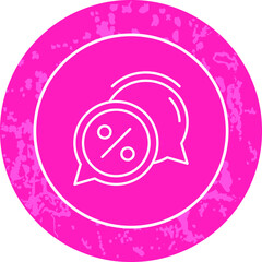 Unique Line Round Circle Icon