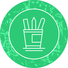 Unique Line Round Circle Icon