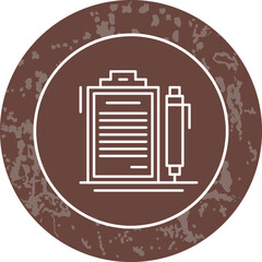 Unique Line Round Circle Icon