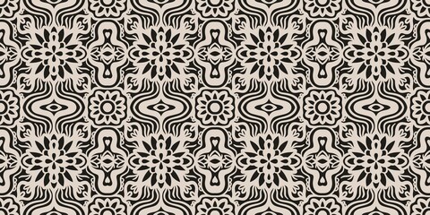 Vector Islamic seamless pattern. Elegant Geometric ornamental arabic background