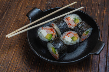 Japanese sushi fastfood- asian traditional snack