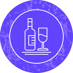 Unique Line Round Circle Icon