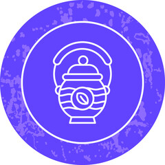 Unique Line Round Circle Icon