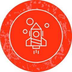 Unique Line Round Circle Icon