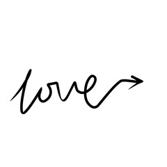 Arrows vector hand drawn style