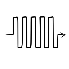 Arrows vector hand drawn style